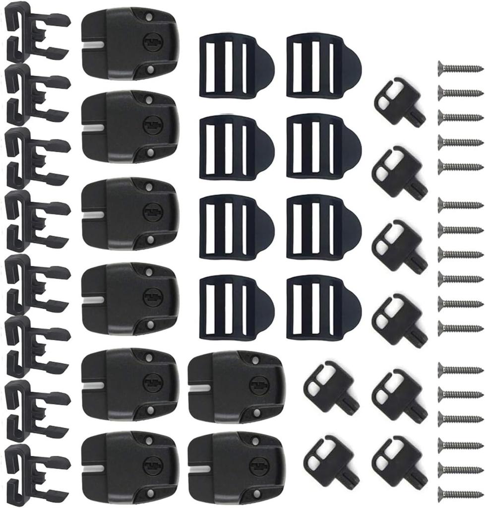 8PCS Hot Tubs Cover Replacement with Steel Screws Stormproofed Clamping Systems for Spa Accessories Bullfrog Spa Replacement Clips