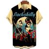 Hawaiian Vacation Men Shirt 3D Printed Man_Women Casual Fashion Short Sleeves Shirts Lapel Button Tops Oversized Unisex Clothing