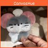 Plush Mouse Keychain Stuffed Doll With Pearl Chain For Couples Kids Gift