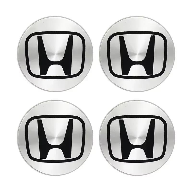 dnbn1 4pcs 58MM/69MM Car Wheel Center Hub Caps Auto Decoration Accessories For Honda Civic Fit Jazz Accord CRV City Odyssey HRV