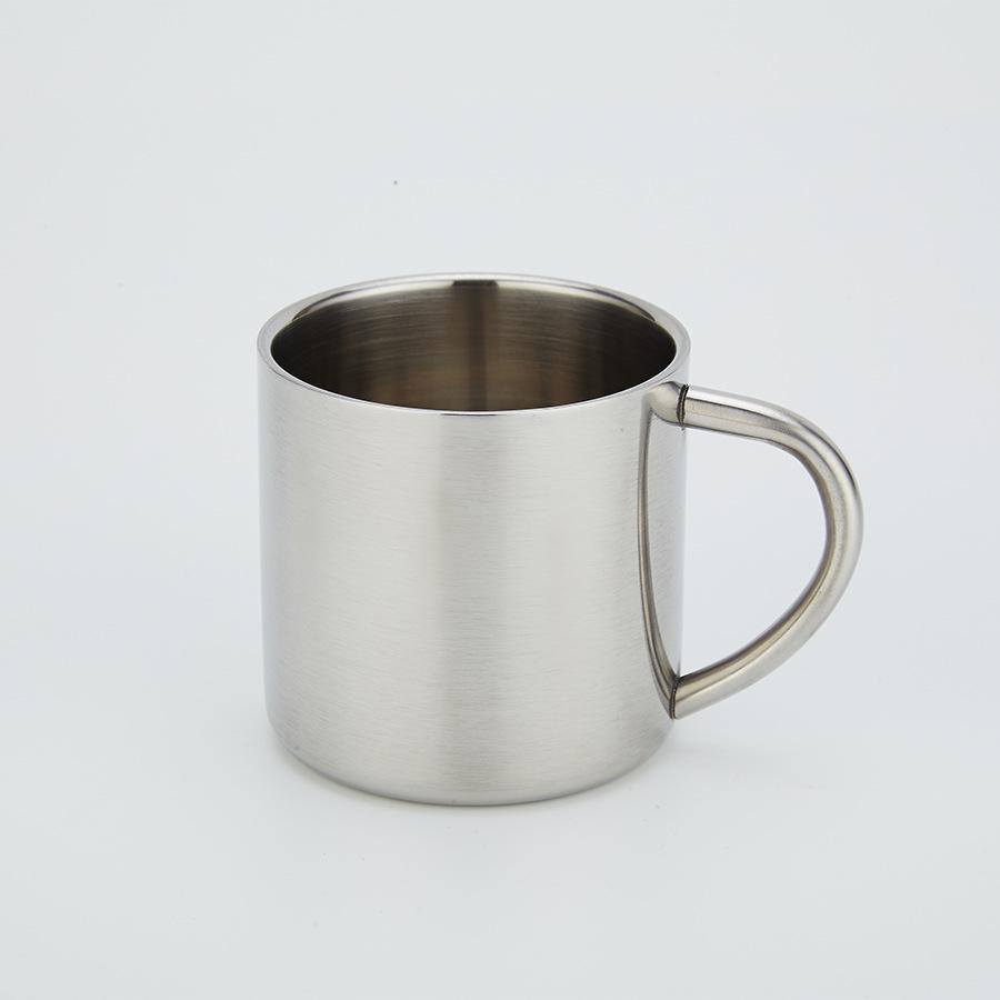 304 Stainless Steel Double-Layer Insulated 130ml Children s Water Cup with Handle 130ml