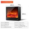LED Simulation Flame European Style Electric Fireplace Embedded Decorative Cabinet Home Heater Hotel 4D Electronic Fireplace