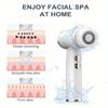 LED Electric Facial Cleansing Brush 6 In 1 Face Cleaner Blackhead Removal Pore Clean Skin Rejuvenation Beauty Care Device Tools