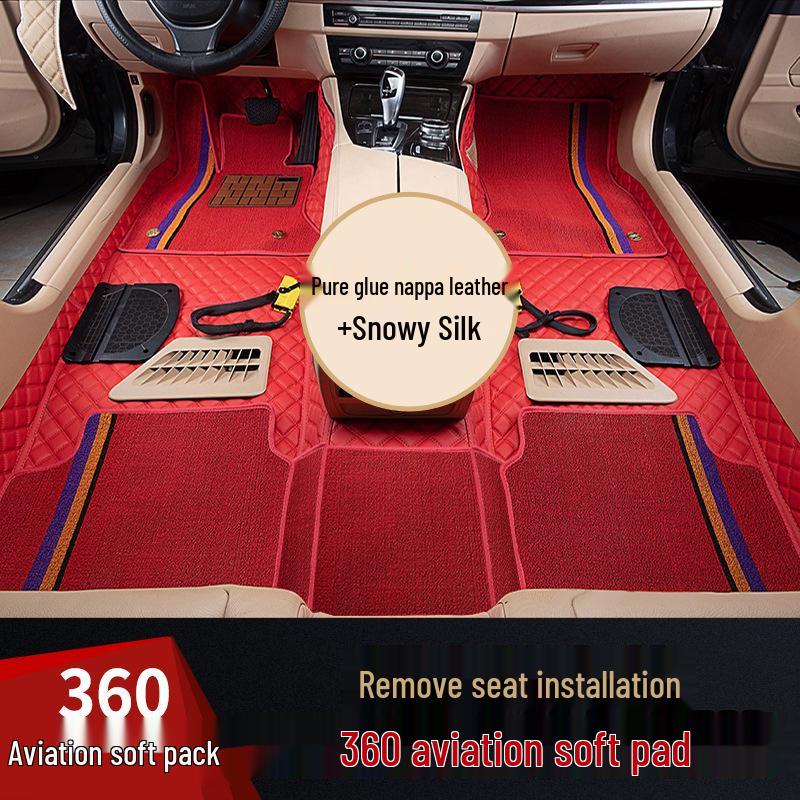 Compatible with Kaiyi Showjet Pro: 360° Aviation Soft Package Floor Mats, Easy Seat Installation & Disassembly