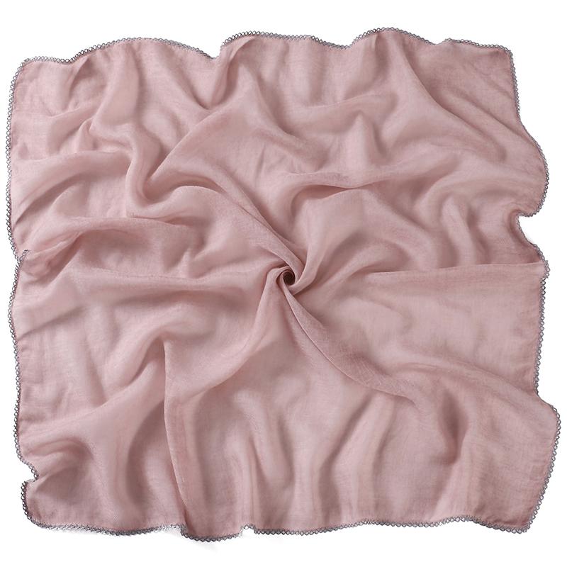 Large 90cm Cotton Square Scarf Women Plaid Design Sunscreen Beach Headkerchief Shawl Wraps Hijab Bufanda Travel Pashmina Echarpe