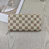 Women's Long Genuine Leather Wallet - Large Capacity, Simple Zipper Clutch and Multi-functional Coin Purse