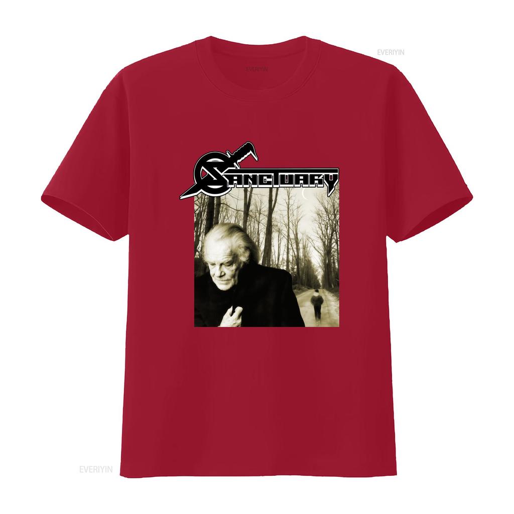 Vintage SANCTUARY INTO THE MIRROR BLACK Band T Shirt All Sizes Available AG2615 Vintage Washed Versatile Graphic Comfortable
