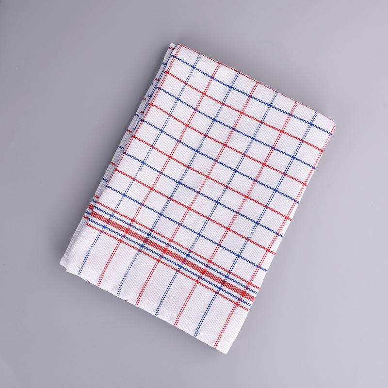 

Мягкое, впитывающее кухонное полотенце из чистого хлопка в клетку для быстрой сушки 50x70 cm красный