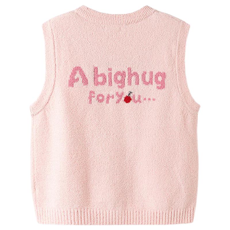 Balabala Kids Winter Warm Half-Velvet Vest 100