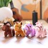 Steed Doll Plush Horse Keychain Mascot Doll Stuffed Animal Keyring  Car Decoration