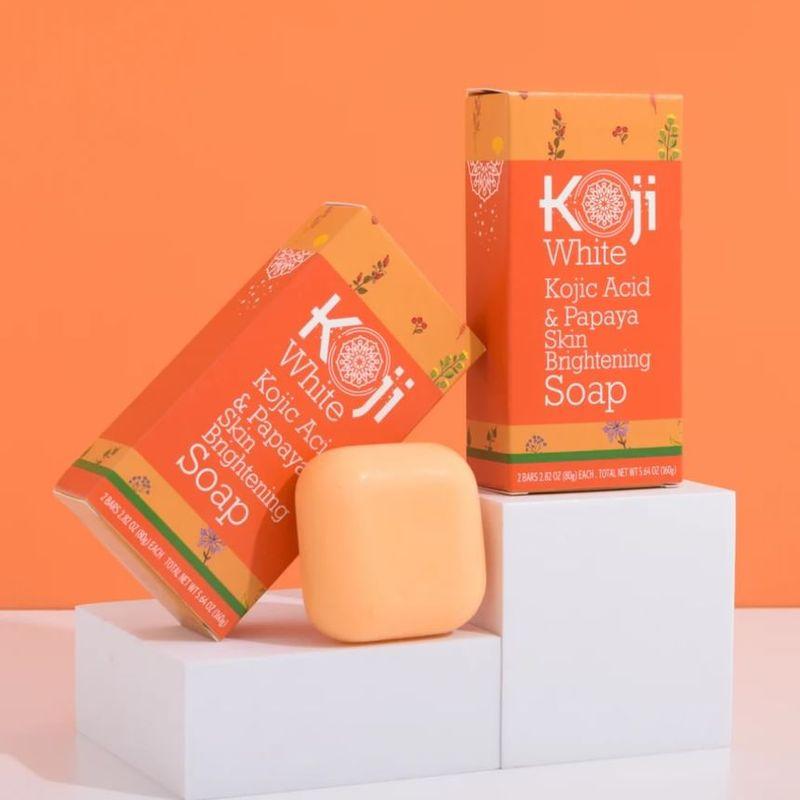 Koji White - Sapone Schiarente per la Pelle con Acido Cogico e Papaia