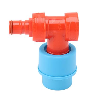 Beer Tee Adapter Plastic Chemical Resistance 3 Way Carbonation Cap for Carbonated Drinks Soft