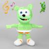 Singing Music Gummy Bear Plush Toy Cartoon Doll Children Sleep Gift Birthday