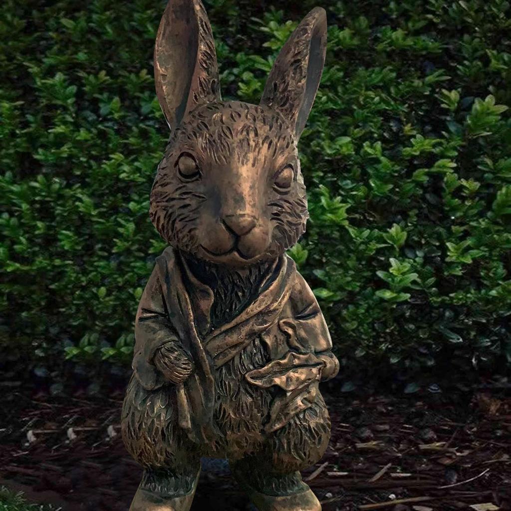 Tierornamente für den Außenbereich, Gartenstatuen, dekorative Figurenornamente, Osterdekorationen für den Innen- und Außenbereich für die Terrasse