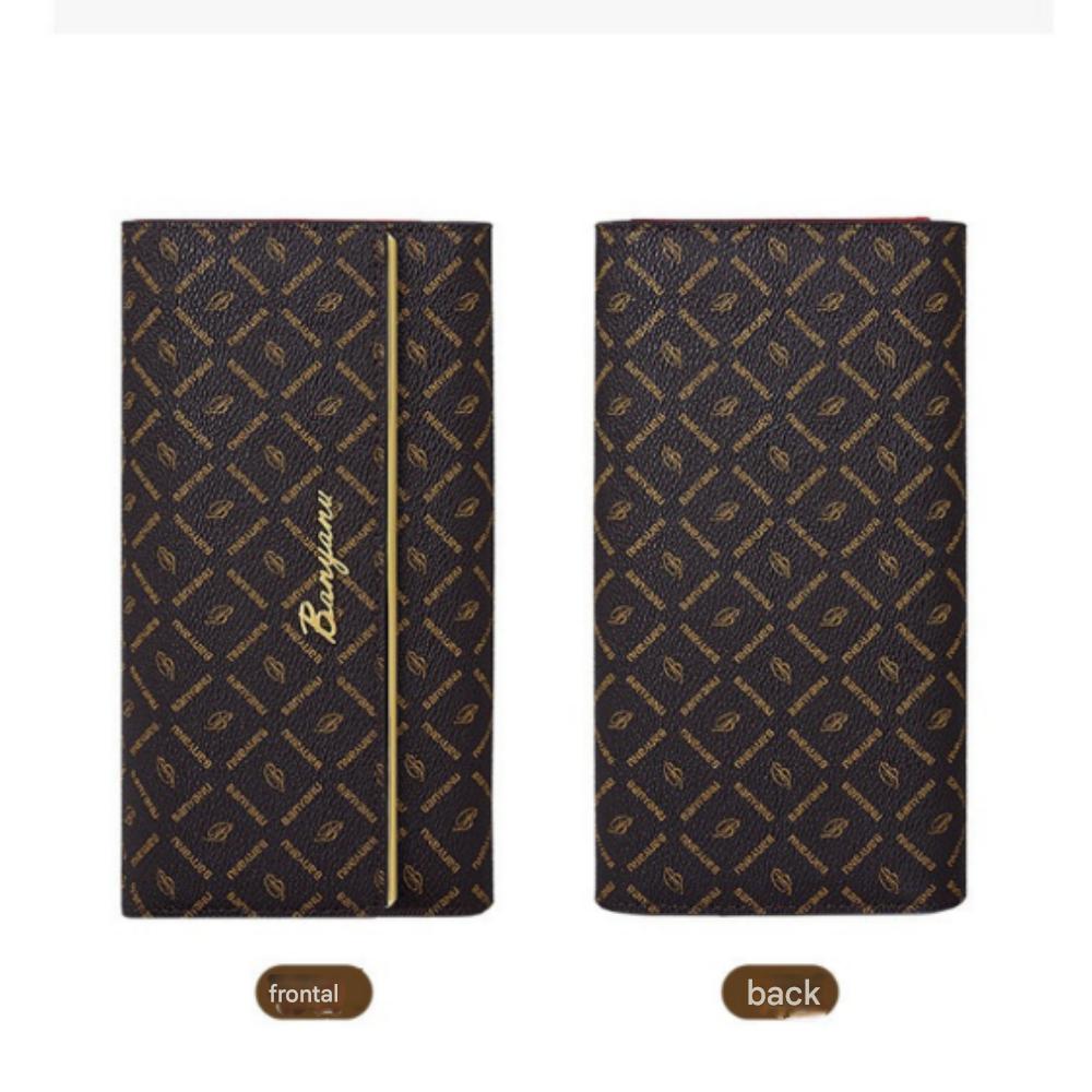 Women's Simple Modern Cowhide Long Wallet