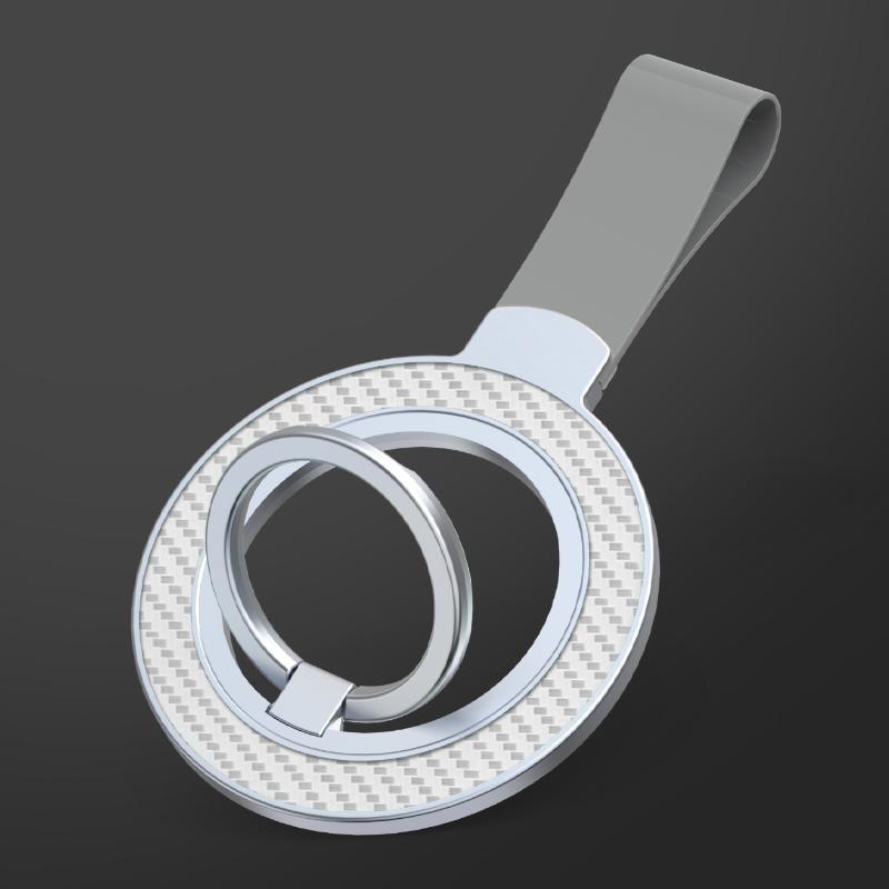 Univerzální oboustranný magnetický držák pro Magsafe Stojan na mobilní telefon do auta Úchyt Prstenový držák na prst s poutkem na ruku pro iPhone