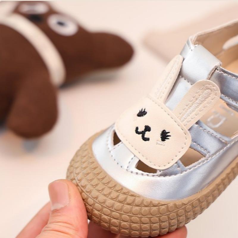 Jentesandaler med lukket tå, sparkesikre funksjonelle sko, barnehage, baby, pustende strandsko