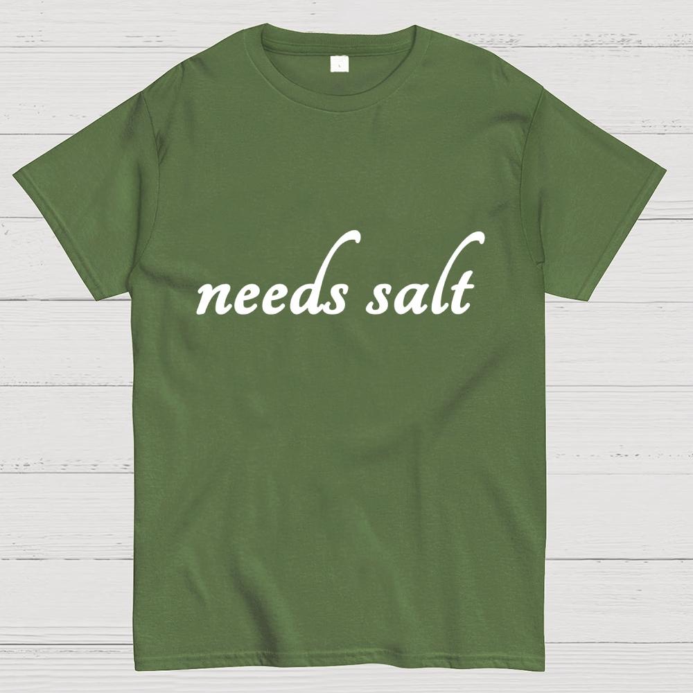 Needs Salt Cotton Casual Cool Loose T-Shirt