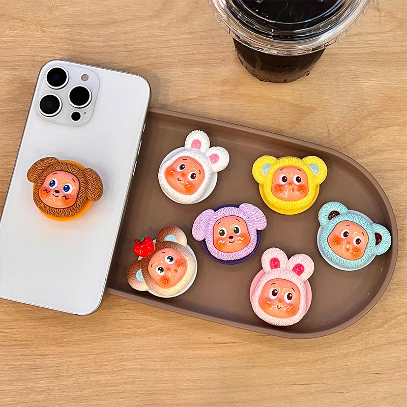 3D Rabbit Head Foldable Phone Holder for Apple, Huawei, Xiaomi