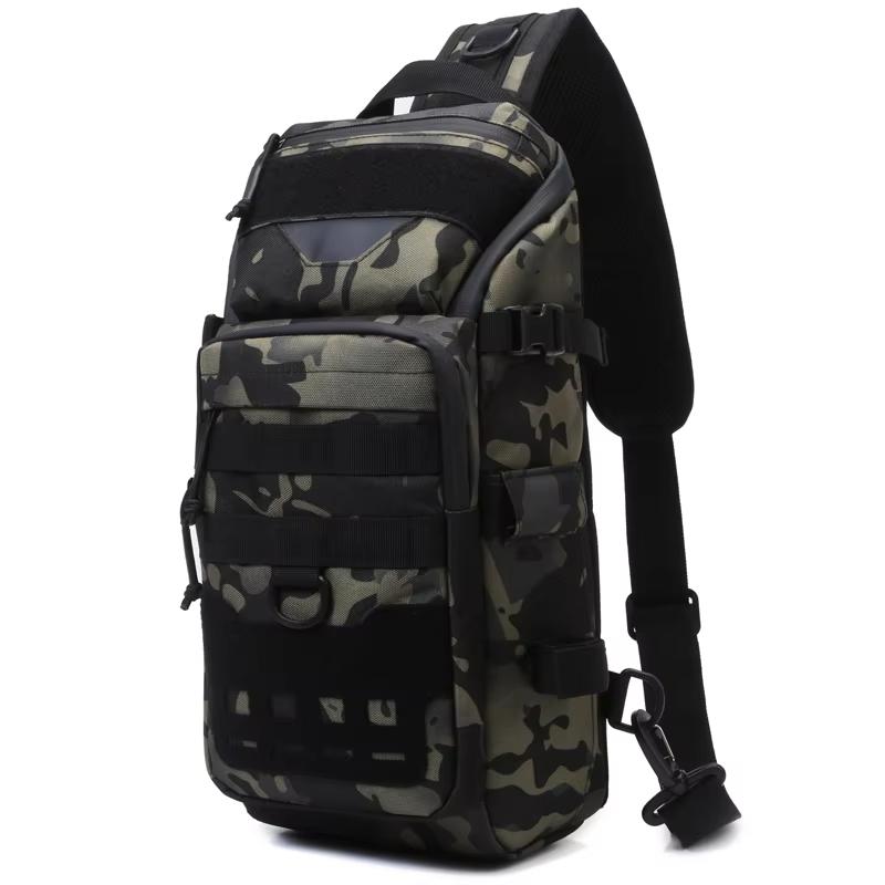 Men's Fishing Chest Bag Tactical Backpack Sports Shoulder Outdoor Fanny Pack Hiking Climbing Cycling Sling Bags Camping Bag