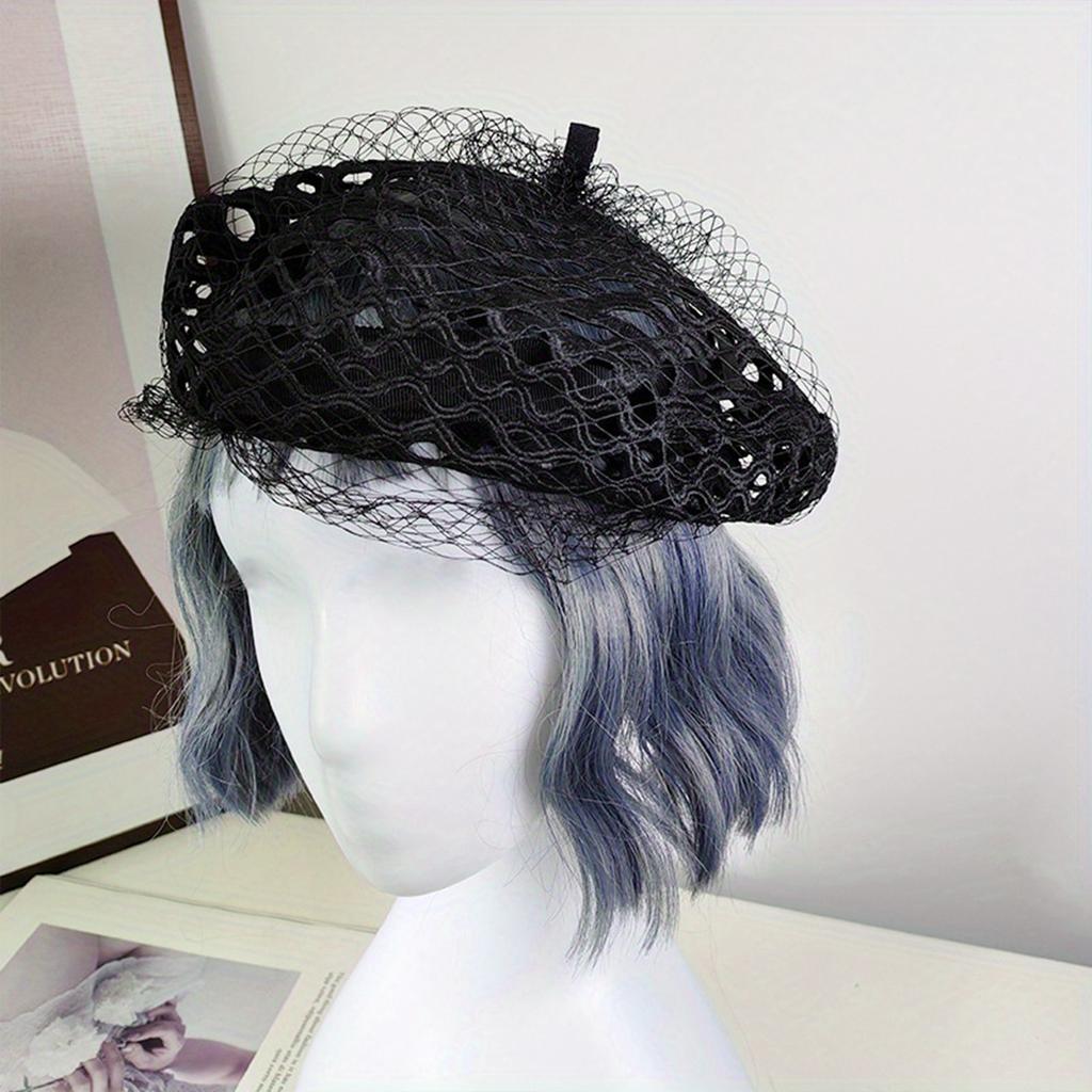 Summer Beret Caps for Women Breathable Mesh Design Solid Color Beret Ideal Gifts for Friends Family