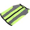 Pet Night Safety Clothing Glowing Jacket Lightweight Reflective Vest Zipper for DogsFluorescence