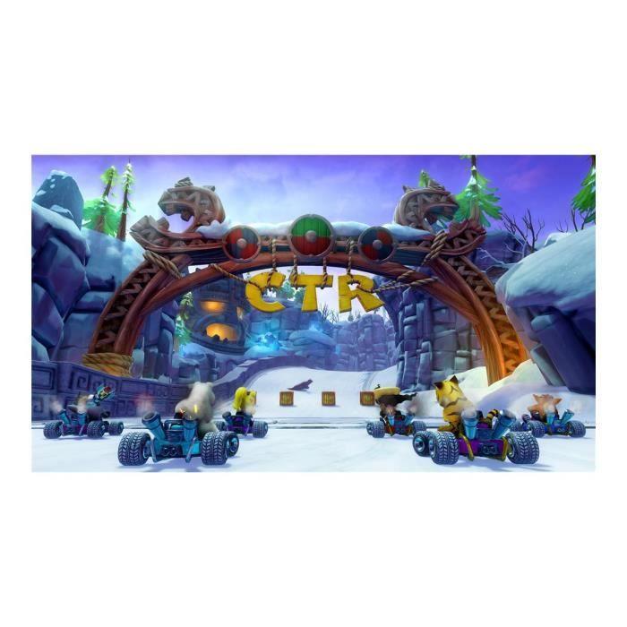 Jeu de course - activision - crash team racing nitro fueled - 1 à 4 joueurs - pegi 3+ - ps4