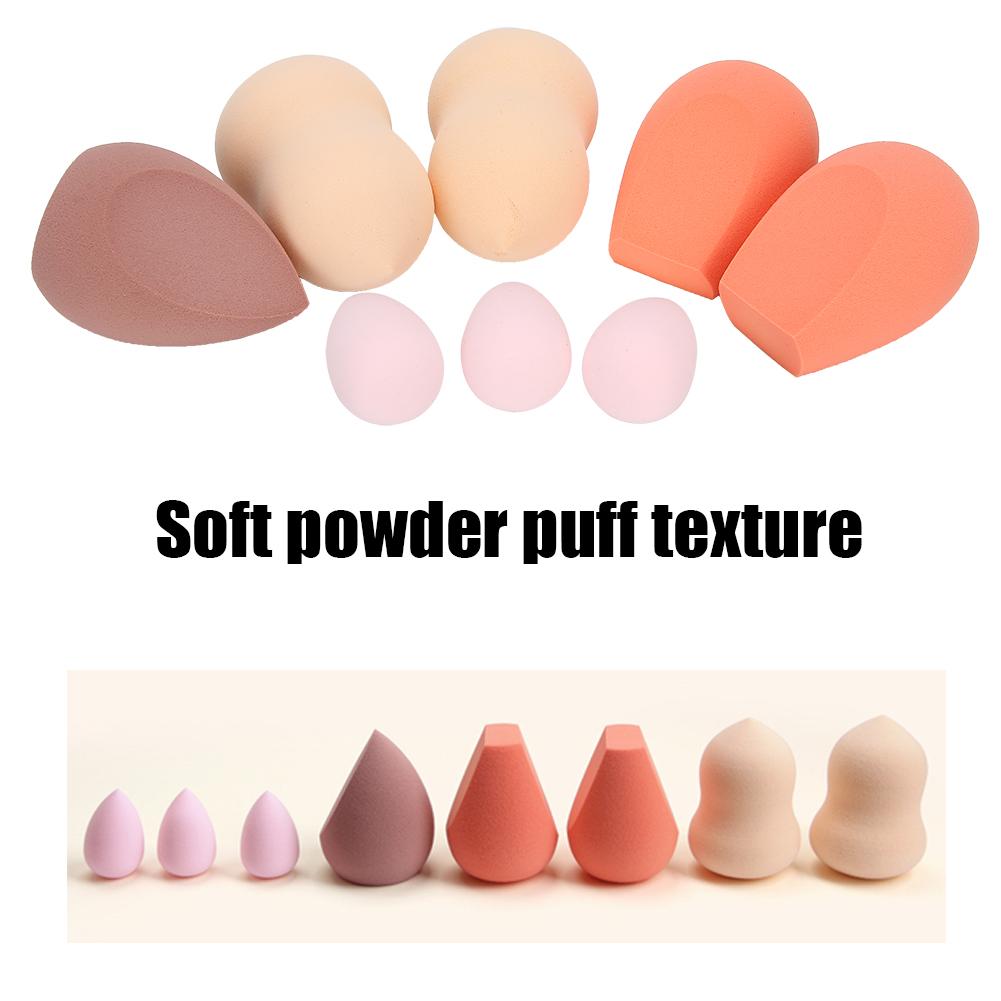 8pcs Makeup Sponge Wet Dry Dual Use Makeup Soft Powder Puff Makeup Tool