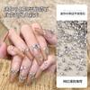 50-Piece Zircon Manicure Gem Set - Mixed Shaped Mini Flat-Back Rhinestones for Nail Art
