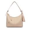 Women's Textured Hobo Bag Stylish Shoulder Bag with Detachable Small Pouch for Daily Use