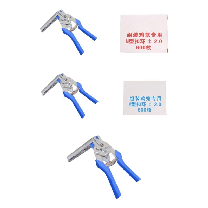 Cage Binding Pliers for Pet Enclosure Home and Farm Use with Comfortable Ergonomic Design Reliable Alloy Zinc Material