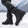 Mens High-Top Winter Hiking Boots Thick Insulated Snow Outdoor Trekking Camping