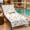 Miffy Custom Name Beach Towel Large Soft Towel for Indoor Bathroom Outdoor Beach