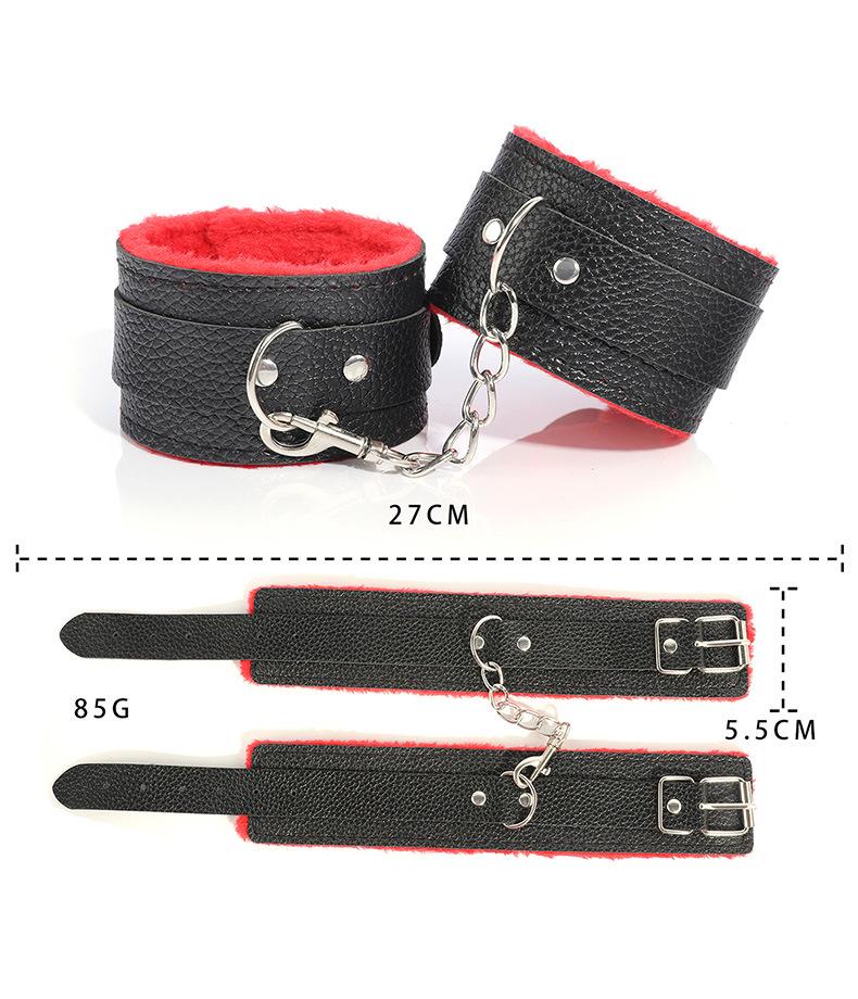 Couples Set Bondage Handcuffs 10piece Whip Sm Training Props
