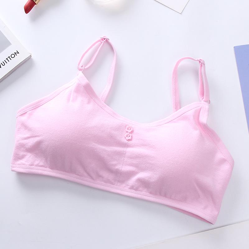 Girls Cotton Bra Puberty Teenage Breathable  Kids Clothes Children Vest Training Bra