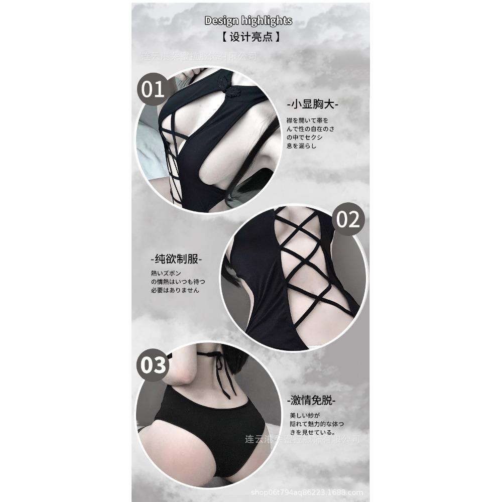 Domila Sexy Underwear Tight Swimsuit Onesie Uniform Clothes Passion Suit Pajamas Temptation Qqny Wholesale