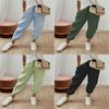 Casual Linen Trousers For Women With Elastic Waist For Spring Summer Comfort