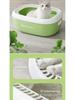 Senye Extra Large Splash-Proof Semi-Enclosed Cat Litter Box with Deodorant