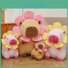 Sonnenblumen Capybara Plüschtiere Entzückendes Cartoon Mädchen Kind Feiertag Puppen Geschenke