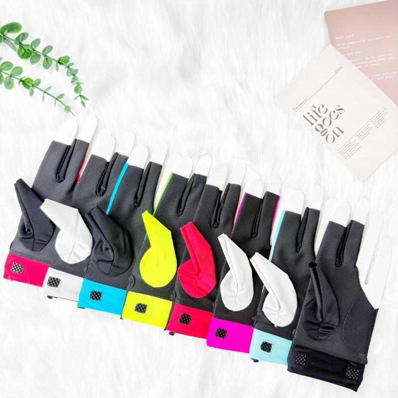 Longqian Breathable Non-Slip Billiards Gloves