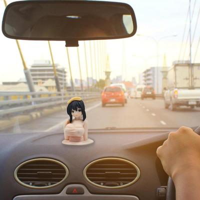 Car Assecories Dashboard Decor Anime Girl Chest Shake Ornaments Auto Assesories Car Interior Decorations Vehicles Supplies Truck