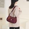 Torba damska Nylonowa torba dla matki Wodoodporna tkanina Oxford Jednoramienna torba typu crossbody Casualowa torba damska Wielowarstwowa