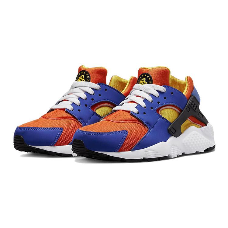 Nike Huarache Run Grade School 'Hyper Royal Yellow Ochre' (Unisex) Hyper Royal / Yellow Ochre Kids' Running Shoes 654275 421