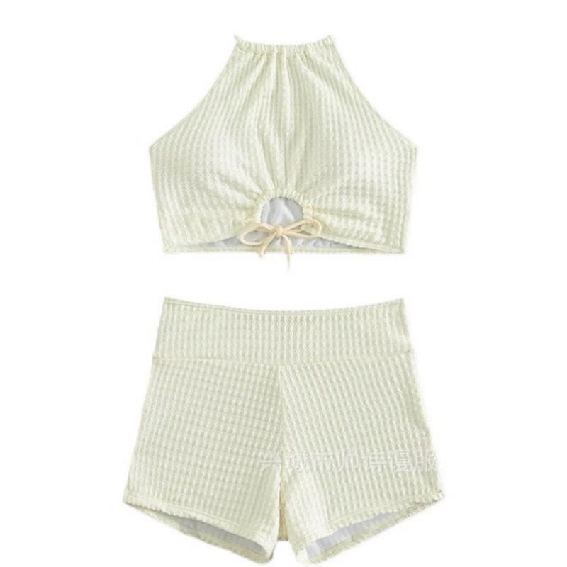Push Up Bikini Set Women High Waist Two Piece Bathing Suit Swimming Swimsuit Cover Up Swimwear Female Summer Beachwear