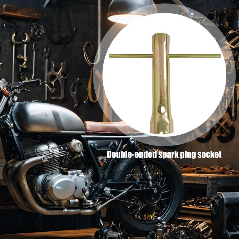 Spark Plug Socket Spark Plug Removal Tool Tubular Wrench Multi-Function Double Head For Machinery Mechanic Industrial Workshop