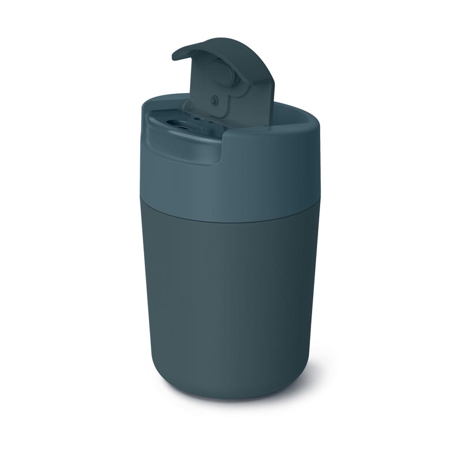 Joseph Joseph Dishwasher Safe 340ml Navy Blue Sipp Travel Mug