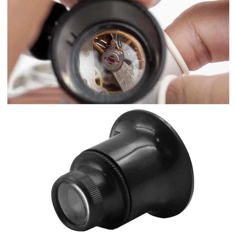 1pcs New 5/10/15/20X Magnifying Glass For Watch Jewelry Appraisal Repair Tool Magnifying Tools Watchmaker Service Tools