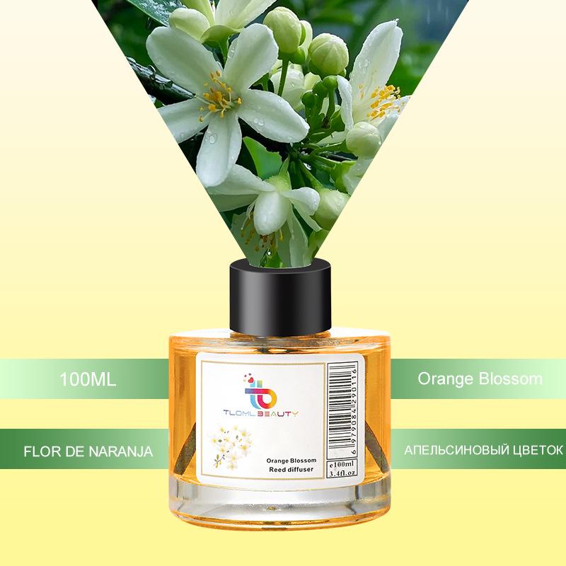 100ml Amber Aroma Diffuser - Light Luxury Flameless Essential Oil for Long-lasting Home Fragrance 100ml