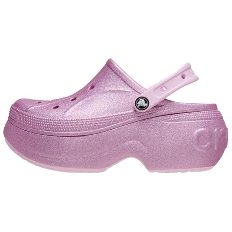 Crocs Bella Glitter Clog Fashion Casual Clogs Unisex Clogs Ballet-Pink 210452-6GD