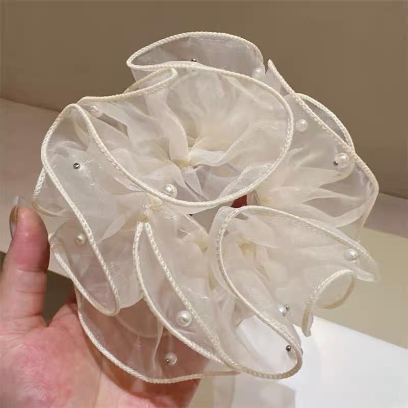 Fresh Summer Sweet Lace Bow Hair Tie - Elegant & Stylish Hair Accessory